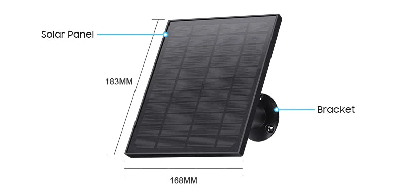 Outdoor Solar Wifi Camera 5MP With 360° PIR Motion Detection with Two-Way Audio