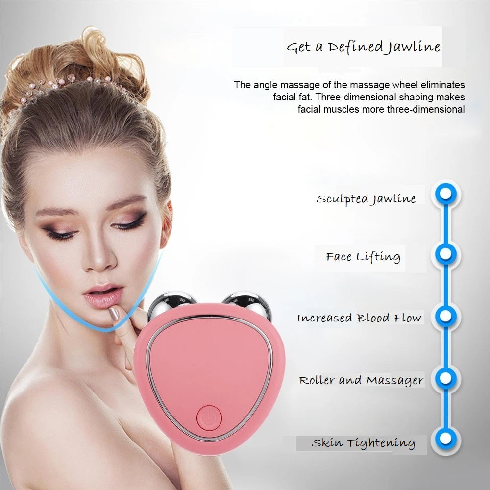 Face Lifting Microcurrent Device Skin Tightening Massager