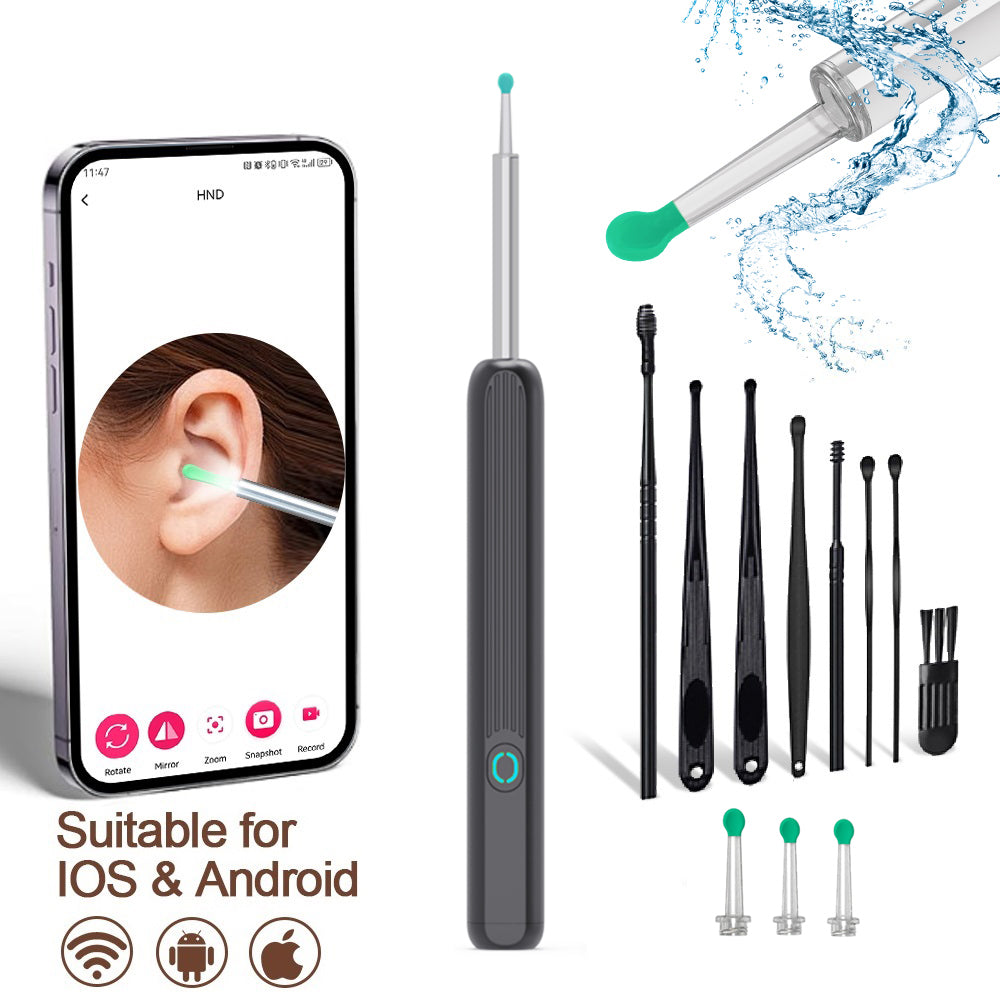 Reliable and Safe Ear Wax Cleaner Otoscope with HD Camera