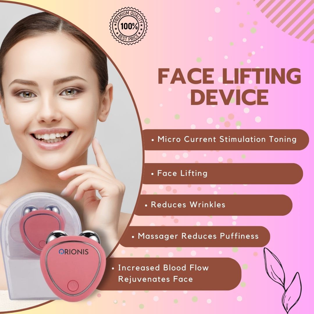 Face Lifting Microcurrent Device Skin Tightening Massager