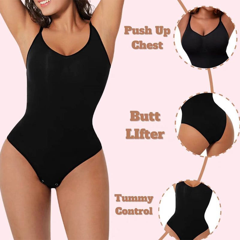 Women's Shapewear with Corset and Push Up Bra