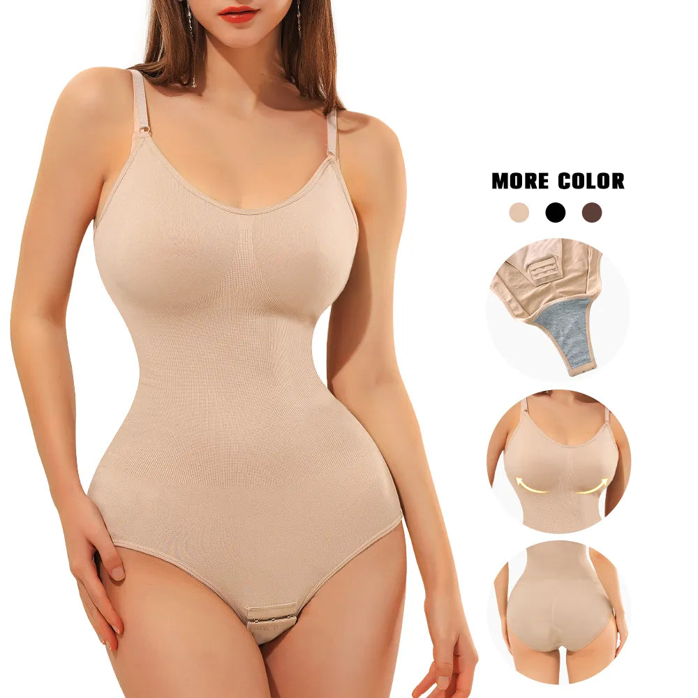 Women's Shapewear with Corset and Push Up Bra