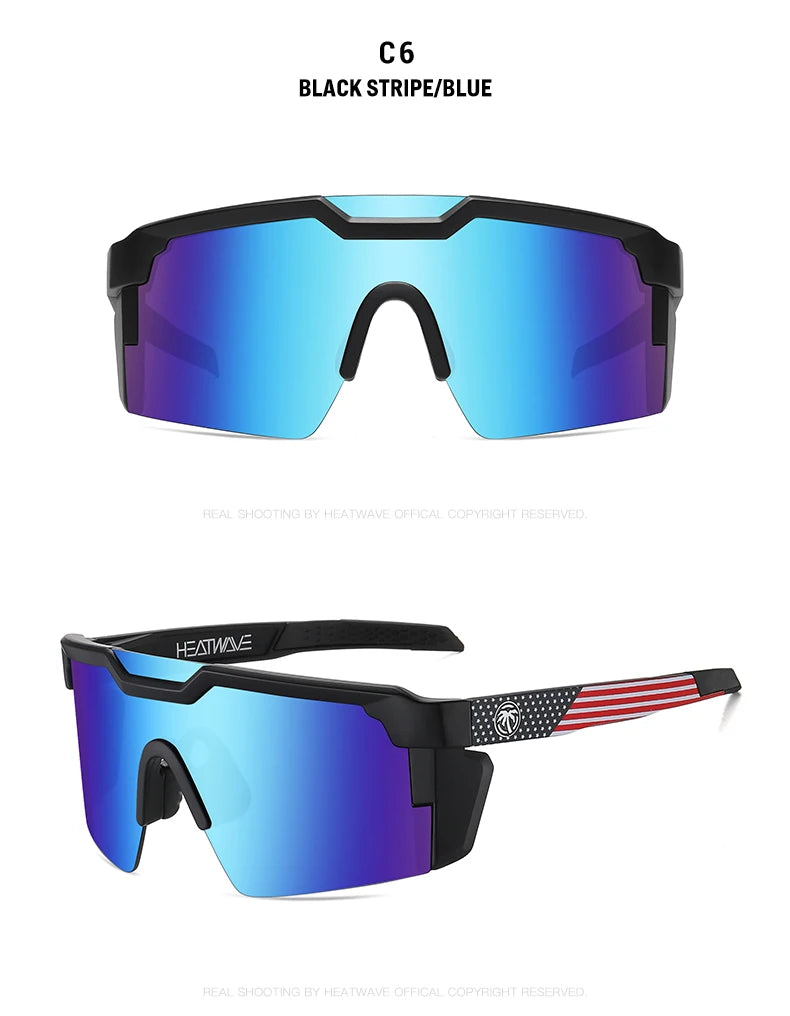 Polarized Heat Wave Sunglasses Sports Glasses Premium Quality UV400 Protection Ultimate Style