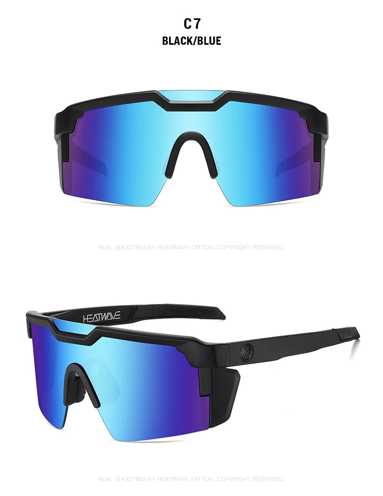 Polarized Heat Wave Sunglasses Sports Glasses Premium Quality UV400 Protection Ultimate Style