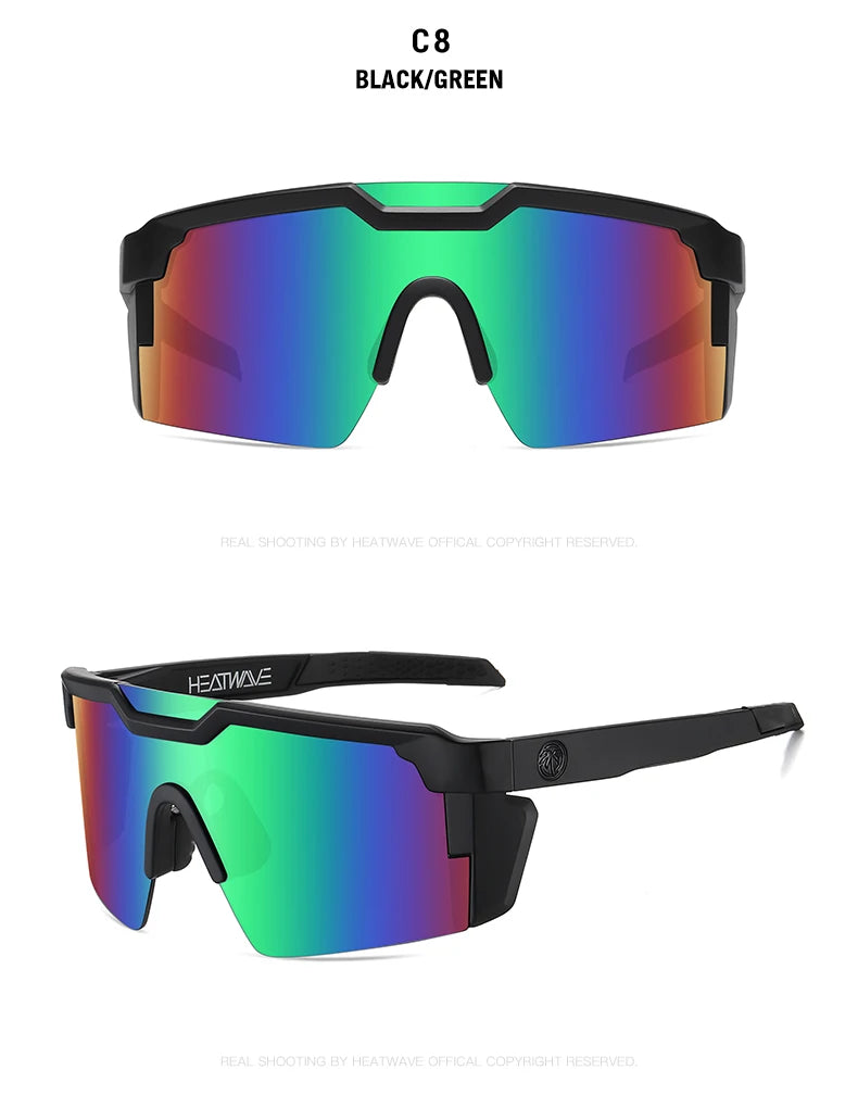 Polarized Heat Wave Sunglasses Sports Glasses Premium Quality UV400 Protection Ultimate Style