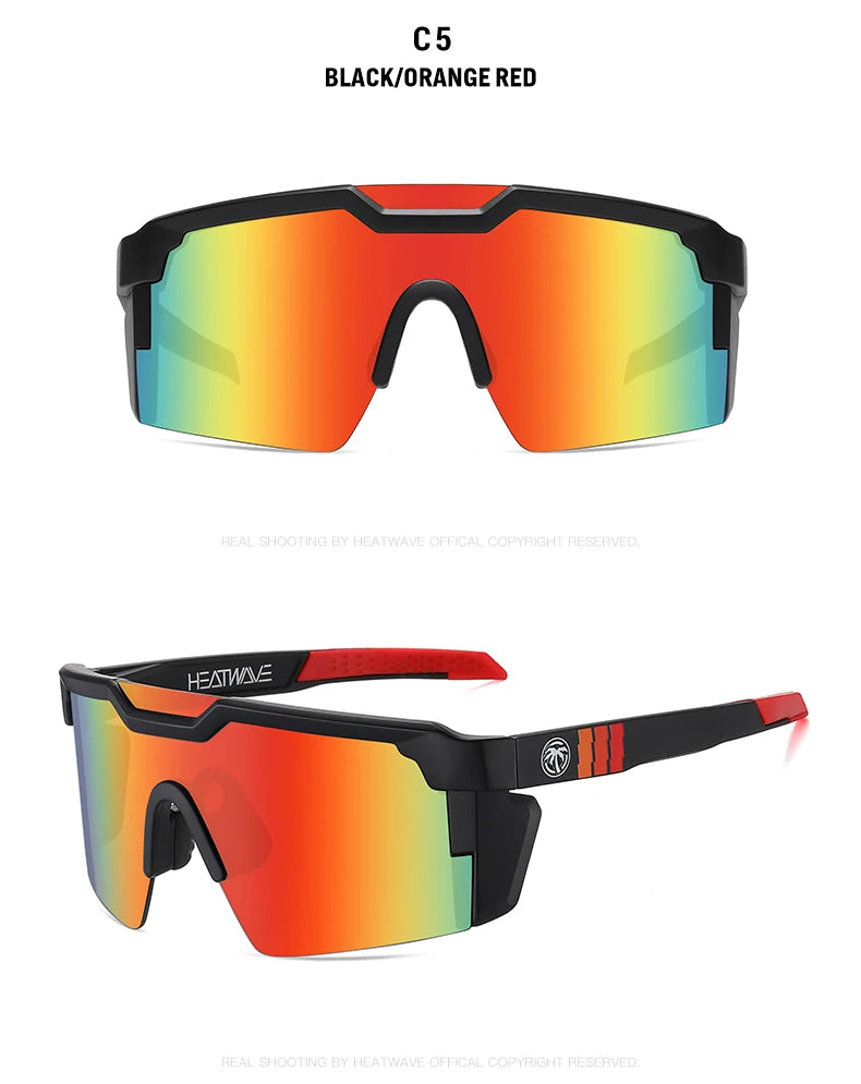 Polarized Heat Wave Sunglasses Sports Glasses Premium Quality UV400 Protection Ultimate Style