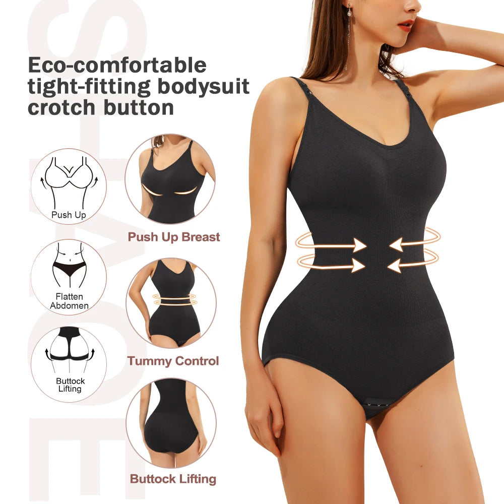 Women's Shapewear with Corset and Push Up Bra